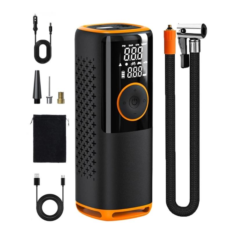 Wireless Car Air Compressor Air Pumps Electric Tire Inflator Pumps for Motorcycle Bicycles Air Pumps Tire Inflator