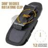 Multifunctional Rotating Clip Holsters Nylon Design Hiking Accessory Pouch Suitable for Camping Tool Emergency Use