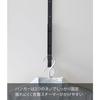 Yamazaki Tower Ironing Door Hanger, Slim, Adjustable Height, Folds Up When Not In Use, for Clothes Steamers, Black, Dimensions: Approx. W2 X D21 X H54