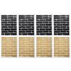 4Pcs Innovative Brick Pattern PVC Wall Sticker Home Decoration for Bedroom Living Room Use