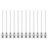 Pack of 12 Long Lastingly Stainless Steel Needle 50mm for Accurate Adhesive Dispensing with Enhancing Flows In DIY Projects