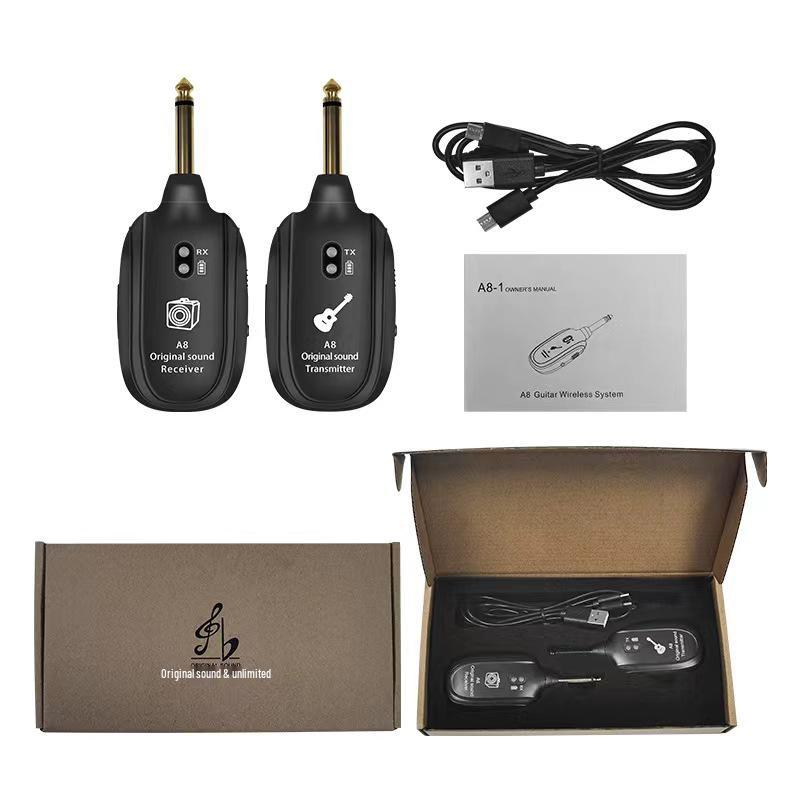 

A8 Wireless Electric Guitar Transmitter and Receiver System
