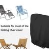 Outdoor Sun Folding Chair Dust Cover, Waterproof Cover, Sunscreen Cover, 210 Oxford Cloth, Beautiful and Durable