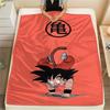 Dragon Ball Character Print Flannel Blanket High Quality Comfortable for All Seasons Home Decor Warmth and Comfort Perfect for Christmas Gifts