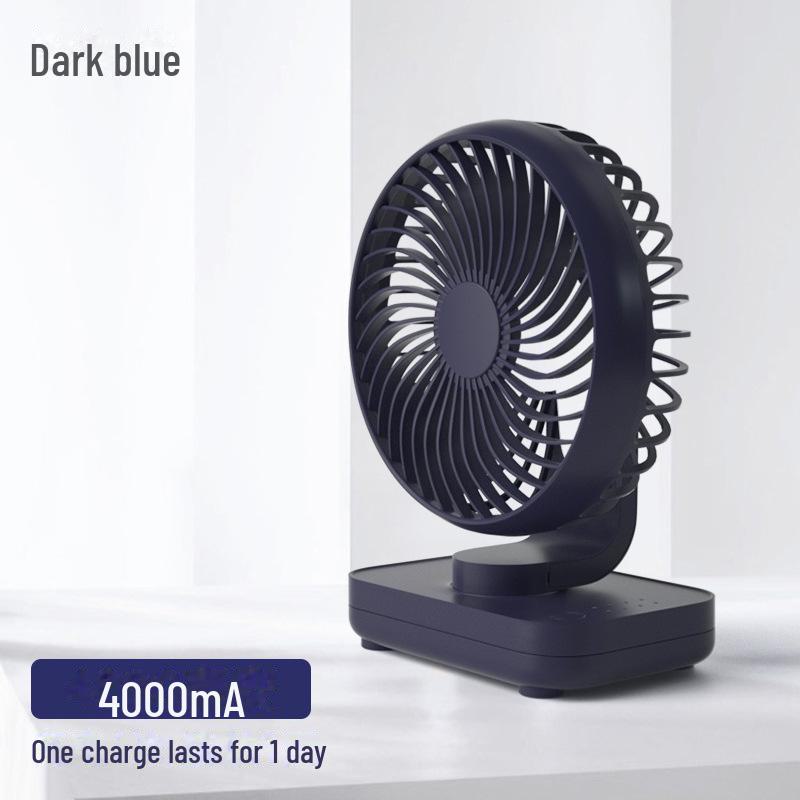 

Перезаряжаемый USB-вентилятор для настольного компьютера: Тихий, потрясающий, портативный для общежитий и офисов Mini version does not shake its head