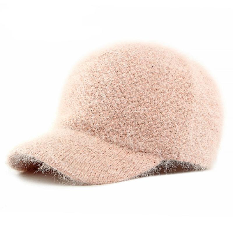 

Women s baseball cap Lightweight Acrylic Beanie with Winter Warm Stretch Fit for Outdoor Casual Wear Adjustable рожевий