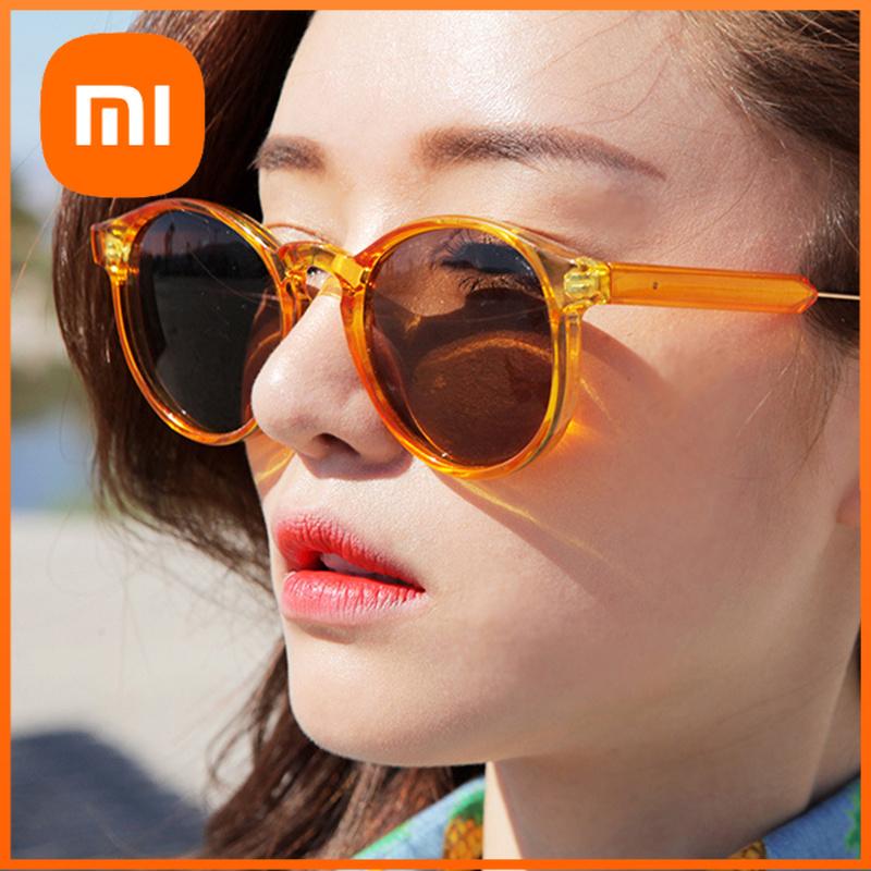 Xiaomi New Trendy Retro Sunglasses Texture Round Frame Sunglasses Fashion Sunglasses 3185