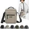 Multi-Functional Men's Shoulder Bag Large Capacity Wear-Resistant Handbag Water-Repellent Commuter Crossbody Bag