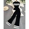 Knitting Tops Casual High Waist Slim Looking Fashion Suit