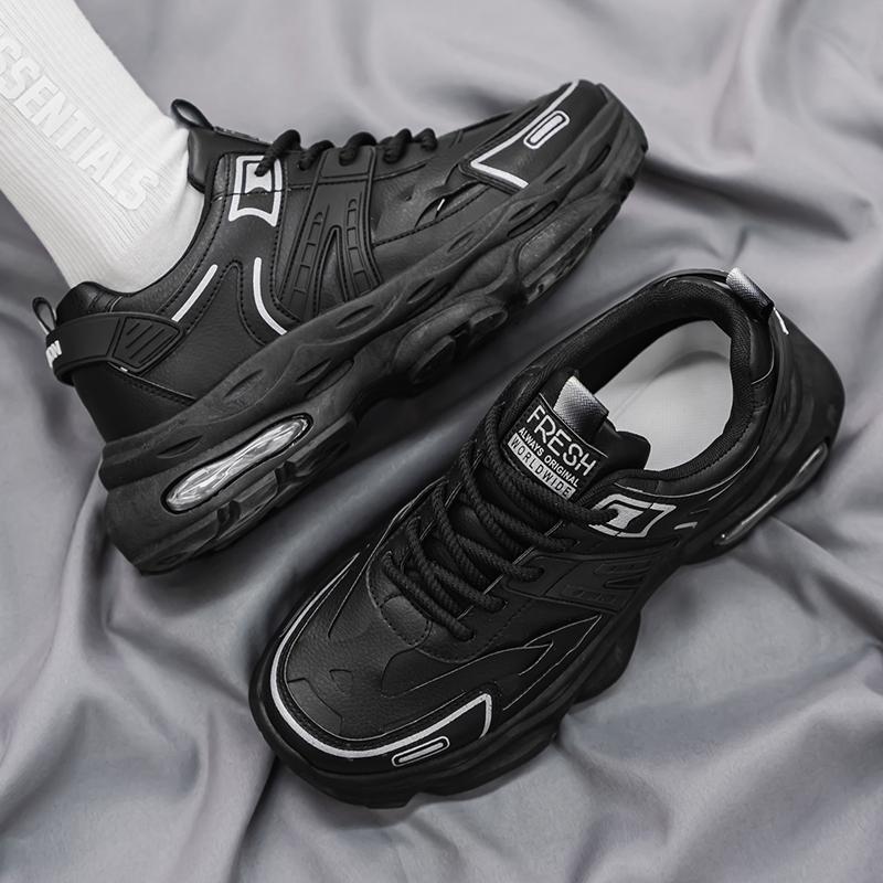 New Fashion Men 's Four Seasons Comfortable Thick Sole Shoes Students Boys GirlsTrending Soft Sole Breathable Casual Running Sneakers