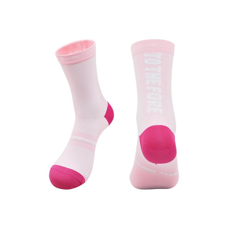 Premium Unisex Mid-Calf Running Socks, Terry Bottom, Ideal for Cycling and Fitness