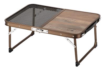 CAPTAIN STAG Outdoor Table Half Mesh Table Aluminum Bistro Width 600 X Depth 400 X Height 250mm UC-578 (Approx.)