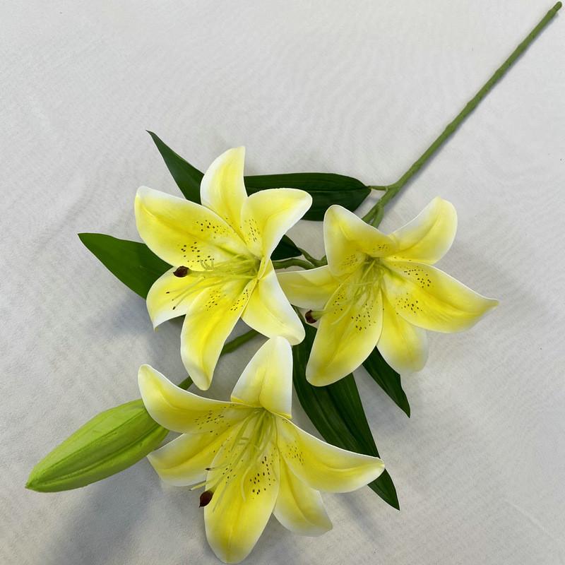3d31w Faux Lily Flower With 3d Printing For Home Decor And Photography Props