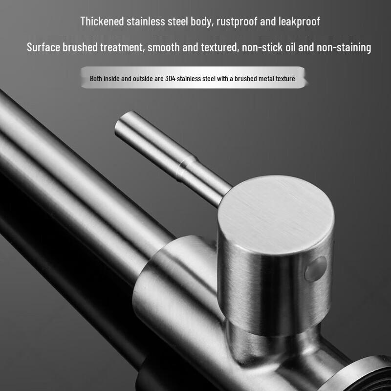OPLSED Stainless Steel Single Cold Kitchen Faucet