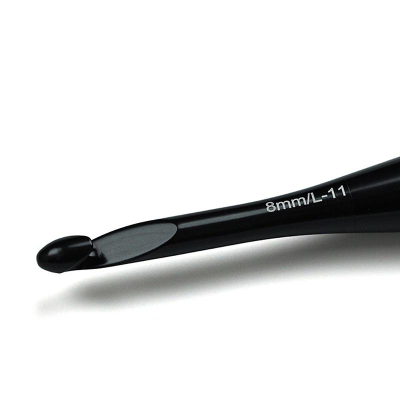 9 Size Removable Crochet Needle Featuring Lightweight Aluminum Construction And Travel