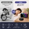 Acogedor RGB Vibration Alarm Clock for Bedroom, 100dB Loud Alarm, Dual Alarm, Dimming Function, Snooze Function, Suitable for Sleepyheads and Hearing
