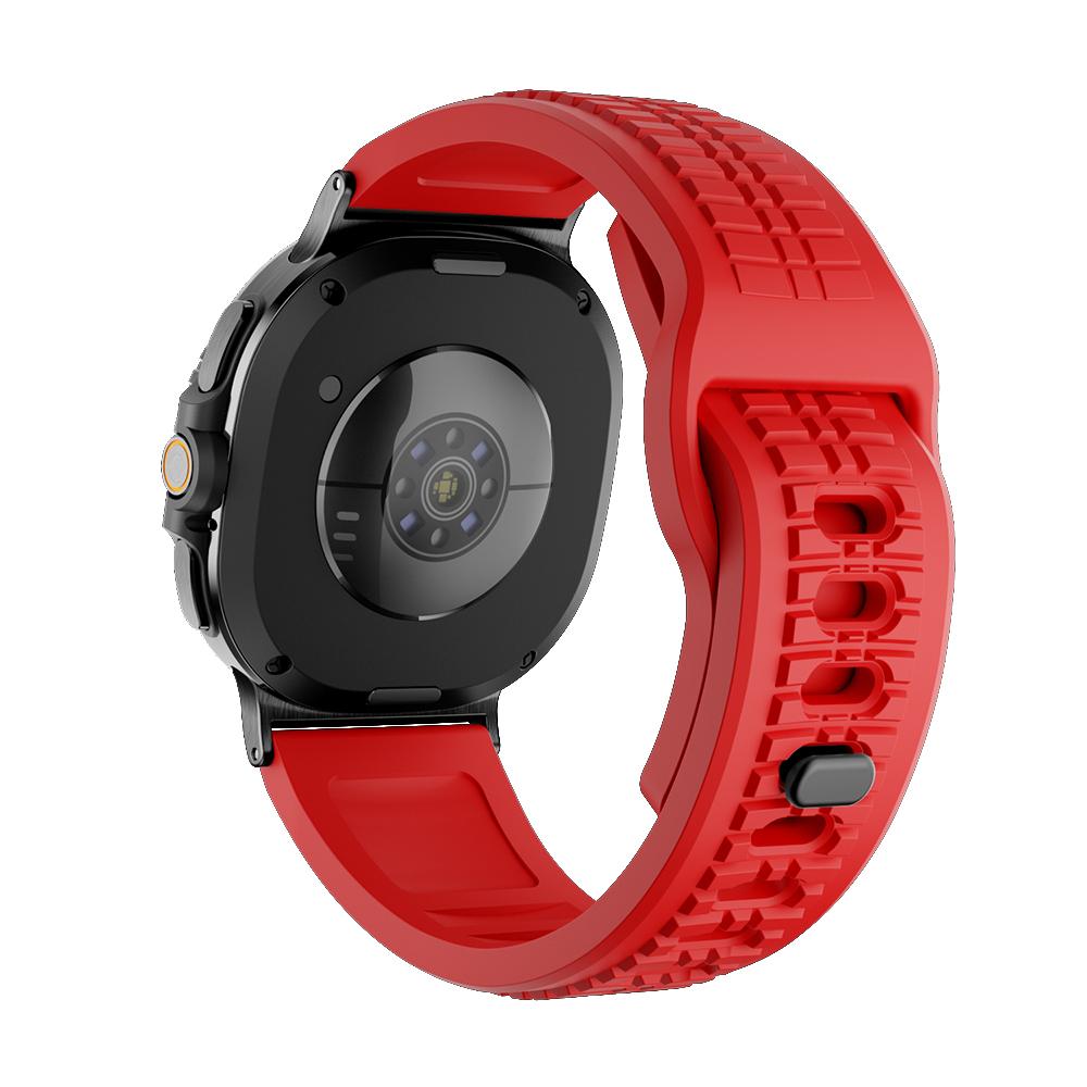 Sports Silicone Bracelet for Samsung Galaxy Watch Ultra 2025 47mm Soft Wrist Straps for Galaxy Watch 8 Classic 46mm 8 40mm 44mm
