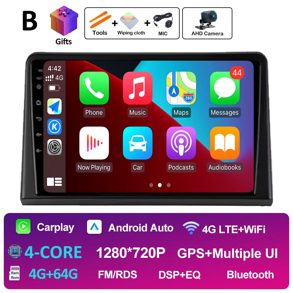 GPS Navigation Wireless Carplay For Renault Express 2021 2022 Android Auto WIFI Cooling Fan Bluetooth 2.5D Touch Screen No 2 Din