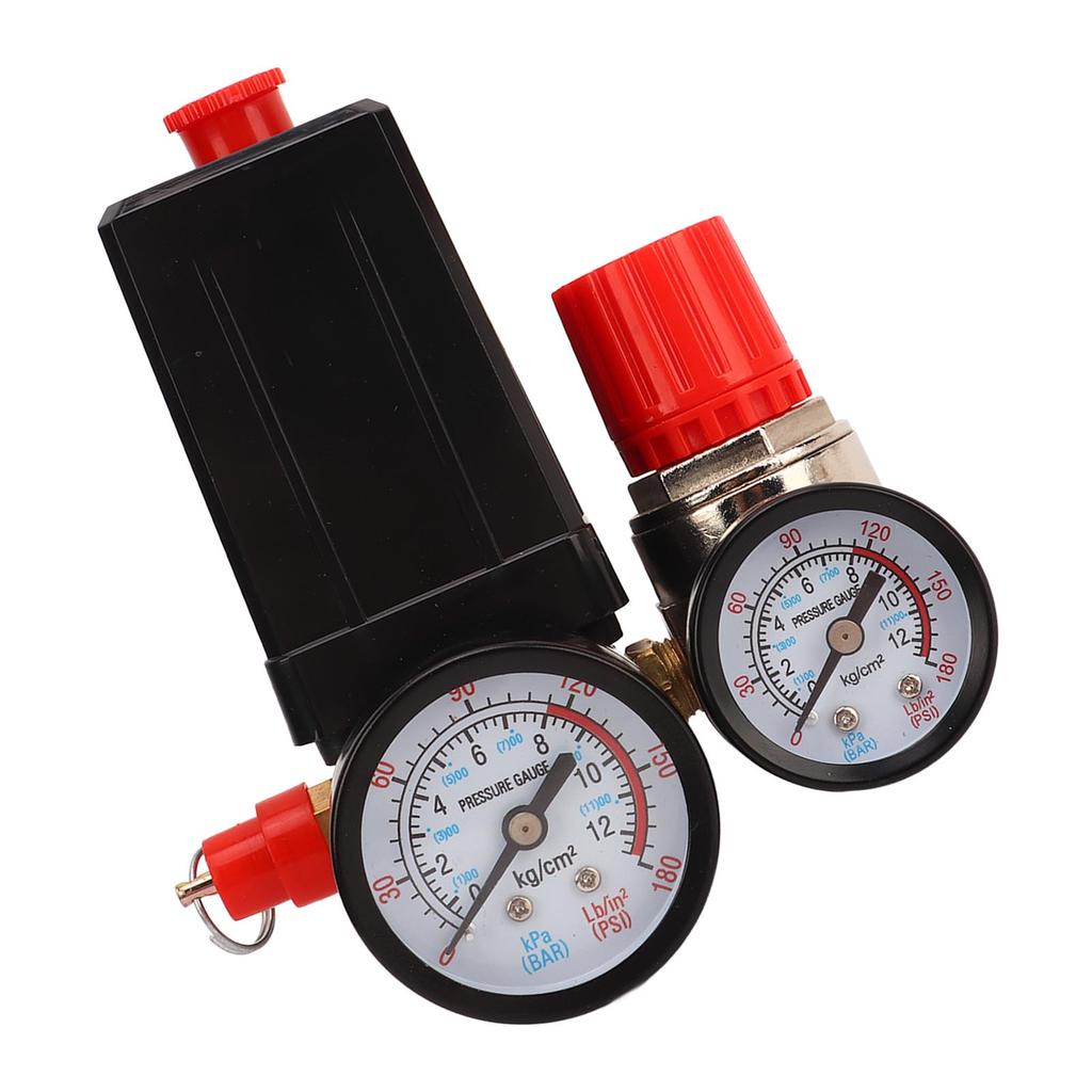 Presostat Compresor Aer 0~180PSI Kit Robinet Sferic cu Racord Piese de Schimb Accesorii