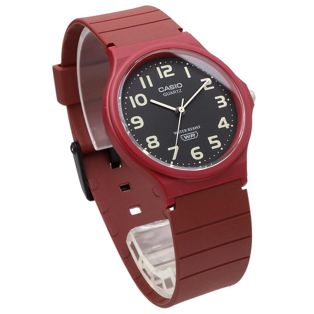 Casio Analog Watch MQ-24UC-4B with Urethane Strap, Unisex, Matte Bordeaux, Overseas Model [Parallel Import]