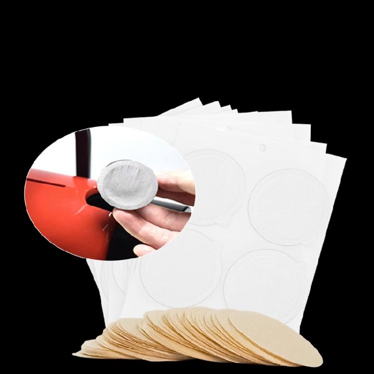 100 Count Coffee Pods Sealers 37mm Diameter Aluminum Foil Lid Paper Filter Powder Cup Stickers for Various Powder Cup