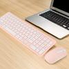 Wireless Mouse Keyboard Set Gaming for Notebook Computer 3‑Speed Receiver