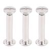 100 Sets Rivets M2 Stainless Steel Multifunctional Hex Nut   Flat Round Head Screw Rivets for Fence