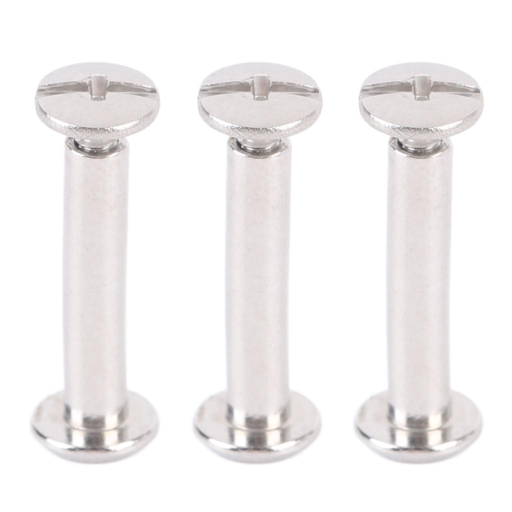 100 Sets Rivets M2 Stainless Steel Multifunctional Hex Nut Flat Round Head Screw Rivets for Fence