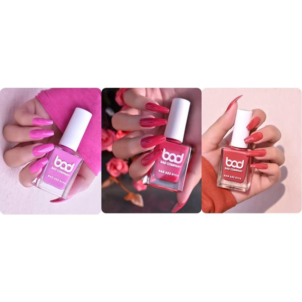 

Комбінований лак для нігтів No Toxin (10 мл кожен X 3) | Фарба для нігтів, що швидко висихає, довговічна, стійка до сколів | Веганський, без жорстокості | Гель-лак для нігтів крем-фініш (10Ml Each X 3)