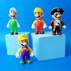 12Pcs/Set Super Mario Bros Pvc Action Figure Toys Dolls Model Set Luigi Yoshi Donkey Kong Mushroom  Holiday Gifts