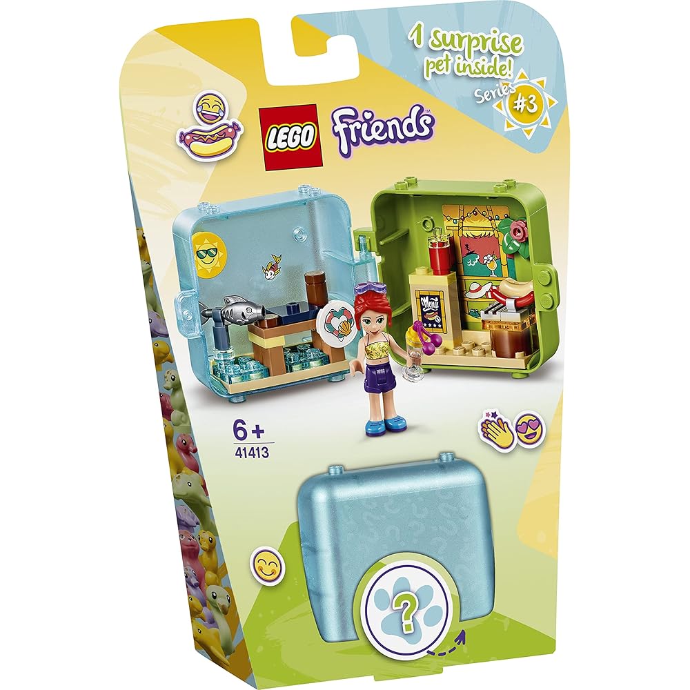 LEGO Friends Mia s Summer Vacation 41413 Building Set with Cubes and Accessories