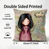 S-Santoro Gorjuss Cartoon Cushion Cover Pattern Printed Pillowcase for Living Room Sofa Cushion Cover & Bedroom Decor