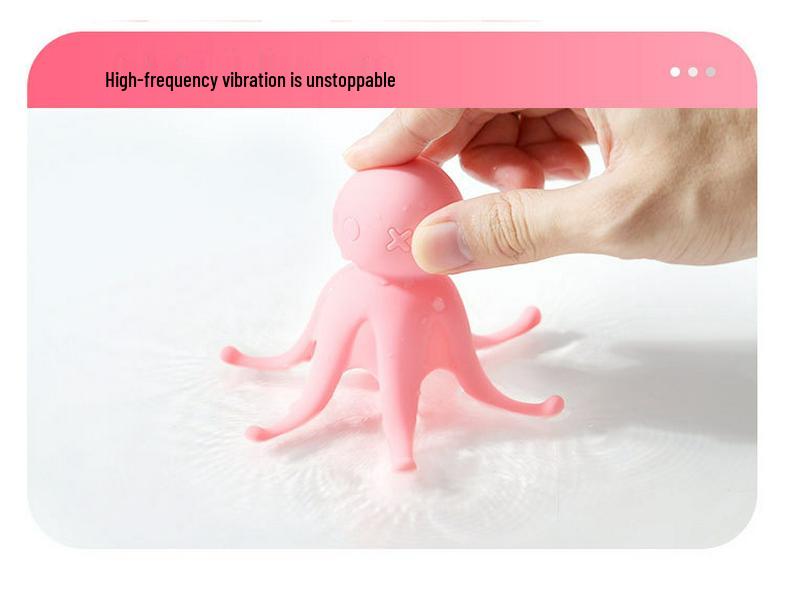 Laolusi 8-Claw Octopus Women's Nipple & Breast Massager with Multi-Frequency Vibration.