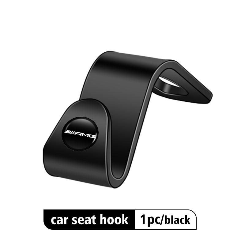 4pcs Car Rear Seat Hook Storage Hanger Organizer Accessories For Mercedes Benz AMG W204 W205 W203 W211 W201 W210 W108 W124 W126 MV7
