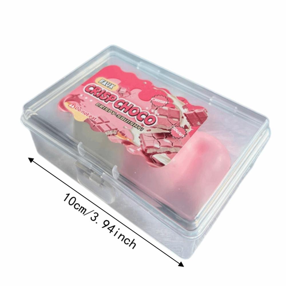 Satisfying Sound Crispy Squishy Cream Strips Crunchy Squeeze Wax Skin Squeeze Toy Kids Adults