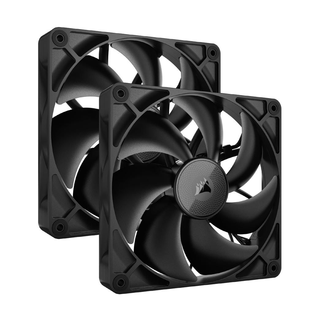CORSAIR iCUE LINK RX140 Starter Kit 140mm PWM PC Case Fan Dual Pack LINK System Hub Black (iCUE Included) CO-9051012-WW