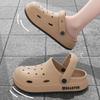 Sandalen - Leichte Sommer-Strand-Slipper mit dicker, gepolsterter Sohle, weicher runder Zehenpartie und minimalistischem Design für den Innen-/Außenbereich