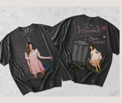 Olivia Rodrigo Entwirrte Tour Vorderseite T-Shirt
