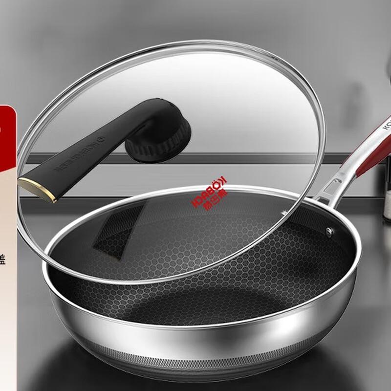 Kangbach Fifth Generation Anti-Bacterial Stainless Steel Honeycomb Wok