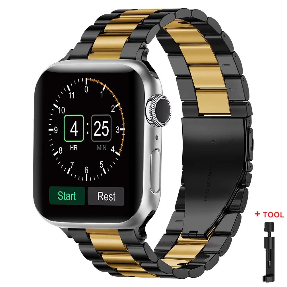 Stainless Steel Strap for Apple Watch S11 10 46mm 42mm Ultra 3 49mm 45mm 41mm 44mm Metal Band for IWatch Series 9 8 7 SE 6 5 4 3