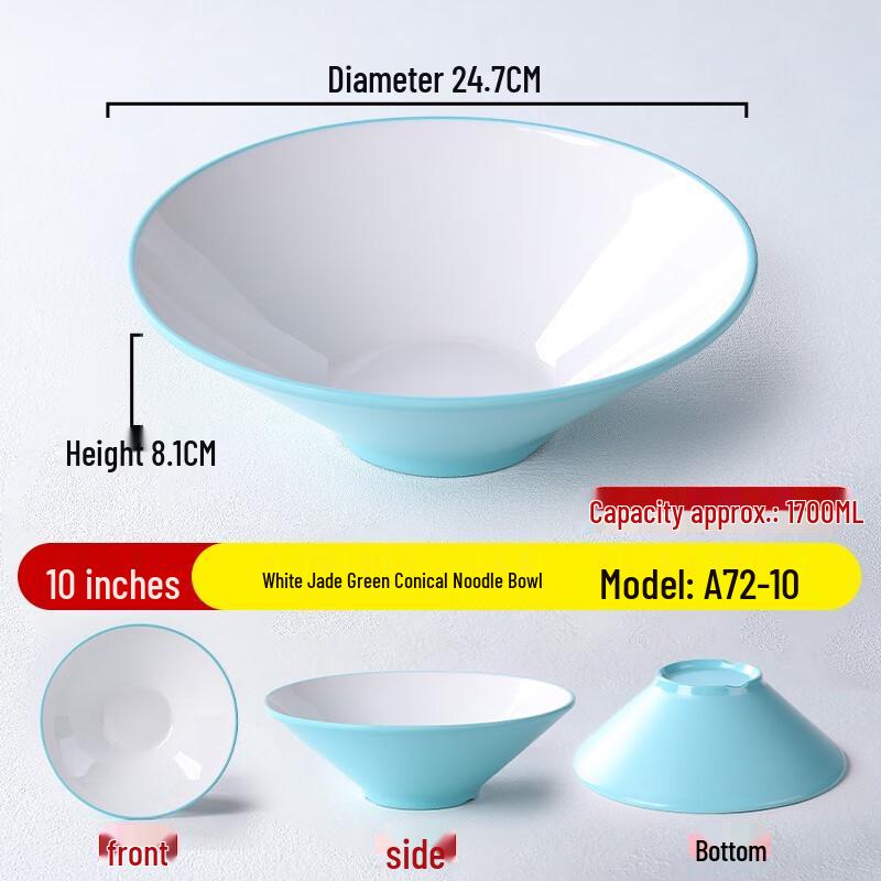 Nordic Style Melamine Noodle Bowl