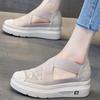 Rome Platform Sneakers Women Summer Comfortable N-slip Casual Shoes Thick Bottom Round Toe Loafers Zapatillas De Mujeres