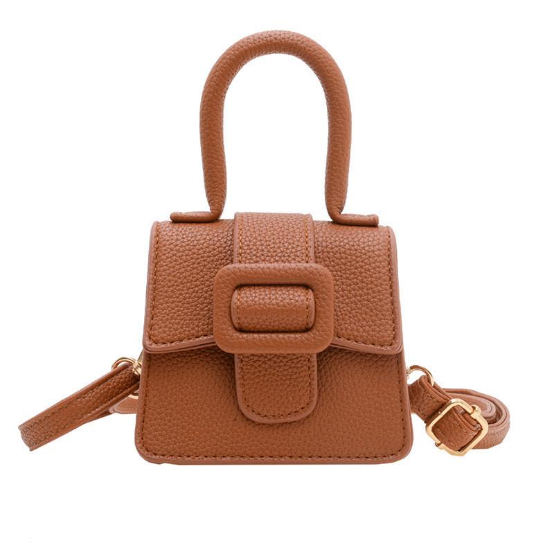 Stylish Mini Saddle Bag For Kids With Vintage Design And Breathable Material