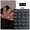 Reflective Silk Nail Art Stamps: 2024 3D Line Decals