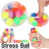 1pc Anti Stress Toy Sensory Stress Ball Stress Reliever Dimple Fidge Toys Release Rainbow Ball