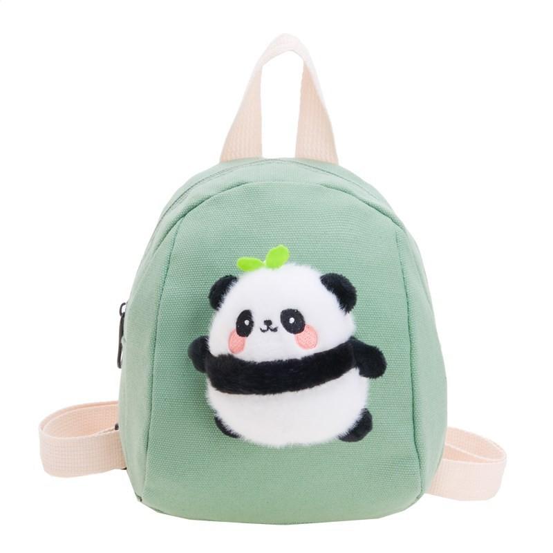 Panda Fashionable Plush Backpack For Boys And Girls Featuring Cute Design Cartoon
