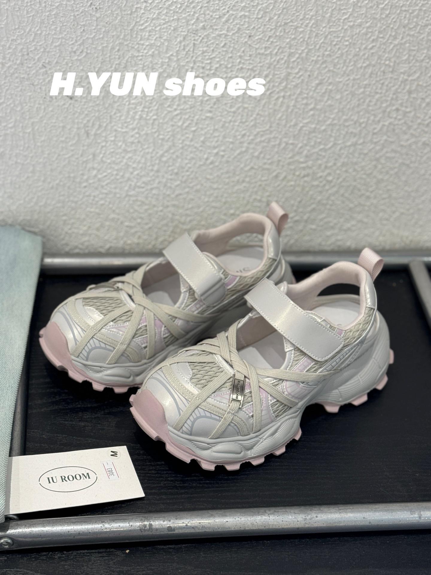 

Baotou sandals women s summer heightening thick-soled new versatile sports and leisure not tired feet dad shoes 40