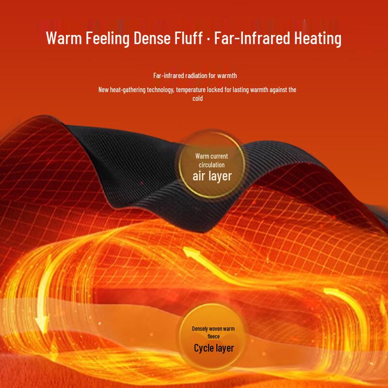 Jeanswest Men's Fleece Lined Half-High Neck Long Sleeve T-Shirt