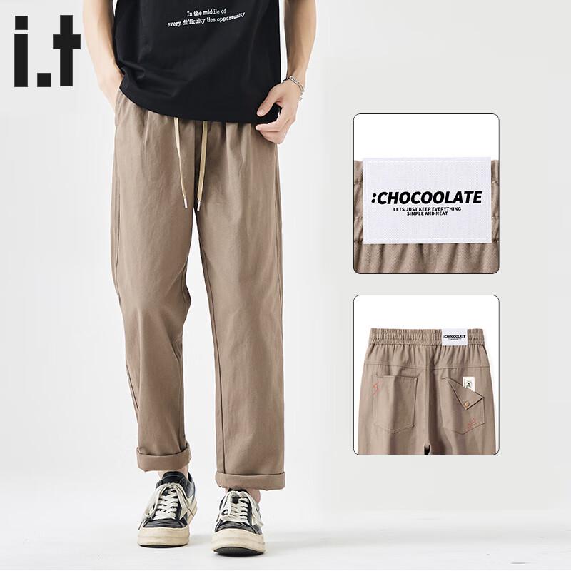 

CHOCOOLATEit Men s Cotton Casual Straight-Leg Pants XL