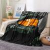 Master Chief  Print Flannel Blanket, High Quality Comfortable for All Seasons, Home Decor, Warmth and Comfort